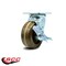 Service Caster 5 Inch High Temp Phenolic Swivel Caster with Roller Bearing and Brake SCC SCC-30CS520-PHRHT-TLB - alternate 4